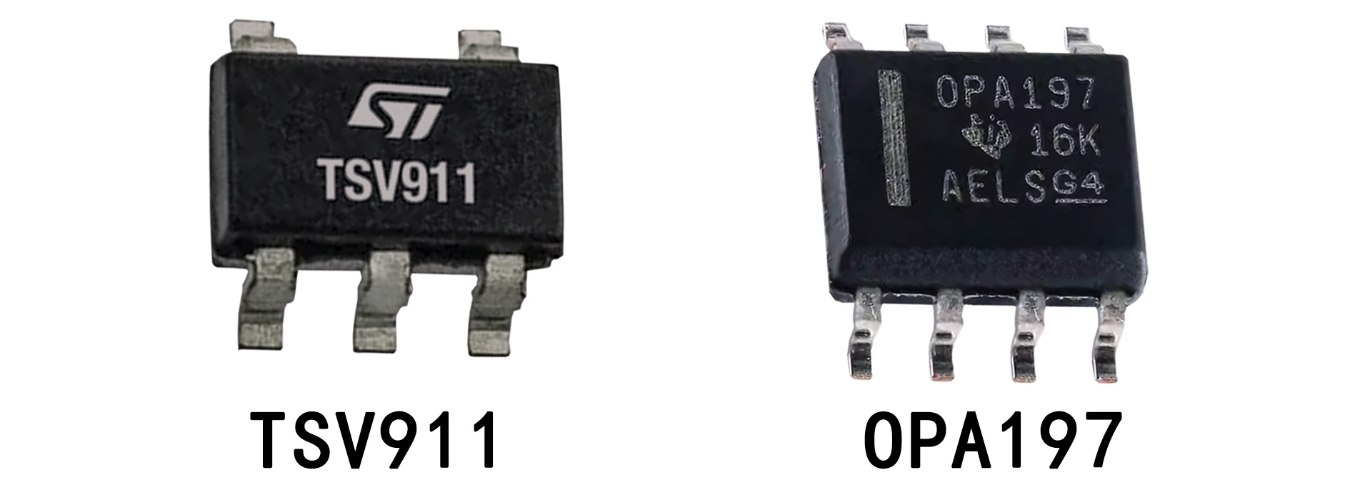 TSV911 and OPA197